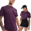 Vans Left Chest Logo T-shirt In Purple For Unisex