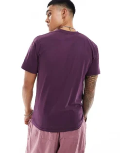Vans Left Chest Logo T-shirt In Purple For Unisex -Kidivita Store 206148336 3