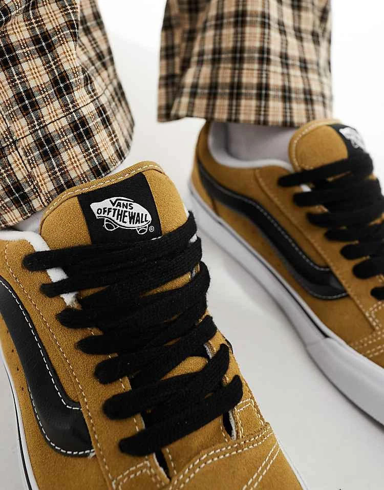 Vans Knu Skool Trainers In Brown Suede For Men 3 Vans Knu Skool Trainers In Brown Suede For Men - Image 3