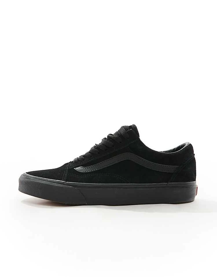 Vans Old Skool Trainers In Triple Black Suede For Men 2 Vans Old Skool Trainers In Triple Black Suede For Men - Image 2