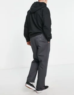 Vans Authentic Double Knee Chino Trousers In Grey For Men -Kidivita Store 206367109 2