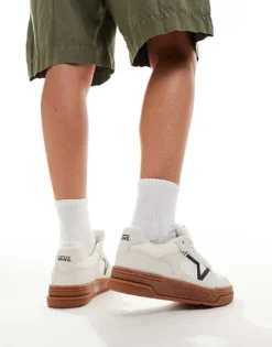 Vans Upland Chunky Suede Trainers In Off White With Gum Sole For Unisex -Kidivita Store 206557870 4