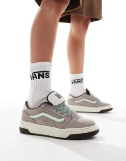 Vans Hylane Chunky Suede Trainers In Light Grey Multi For Unisex