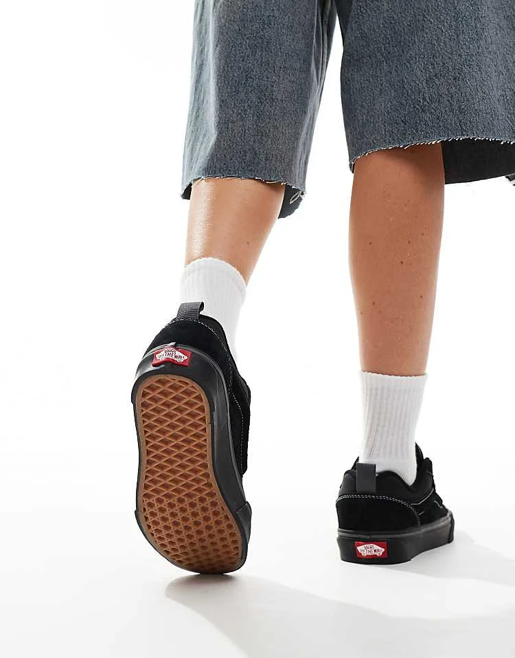 Vans Knu Skool Chunky Cordura Mix Trainers In Triple Black For Unisex 5 Vans Knu Skool Chunky Cordura Mix Trainers In Triple Black For Unisex - Image 5
