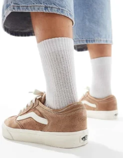 Vans Rowley Trainers In Tan And Off White For Unisex -Kidivita Store 206558091 5