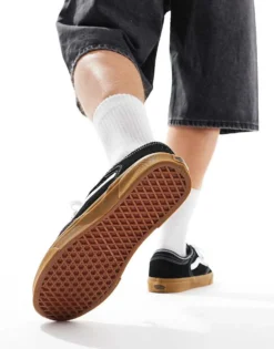 Vans Rowley Trainers In Black And White With Gum Sole For Unisex 8 Vans Rowley Trainers In Black And White With Gum Sole For Unisex -Kidivita Store 206558151 3