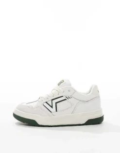 Vans Upland Chunky Leather Trainers In White And Dark Green For Unisex Mid Green -Kidivita Store 206558231 5