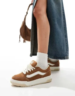 Vans Hylane Chunky Suede Trainers In Brown For Unisex