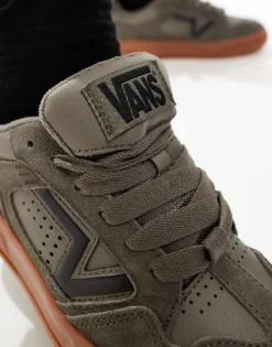 Vans Upland Chunky Suede Trainers In Dark Grey With Gum Sole For Unisex -Kidivita Store 206558451 4