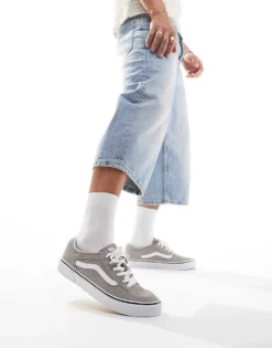 Vans Rowley Trainers In Grey And White For Men -Kidivita Store 206558631 1 grey 1