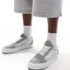 Vans Old Skool Canvas Suede Mix Trainers In Grey For Unisex