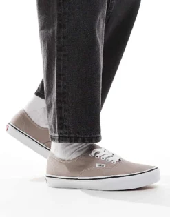 Vans Authentic Trainers In Mid Grey For Unisex