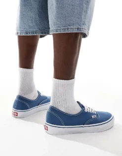 Vans Authentic Trainers In Blue And White For Men Navy -Kidivita Store 206559127 3
