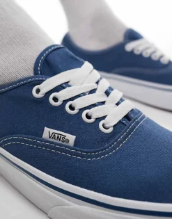 Vans Authentic Trainers In Blue And White For Men Navy -Kidivita Store 206559127 4