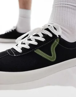 Vans Sport Low Trainers In Dark Grey And Green For Men Mid Green -Kidivita Store 206559167 4