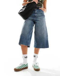 Vans Authentic Trainers With Oversized Laces In Green And White Checkerboard With Gum Sole For Unisex Mid Green -Kidivita Store 206559208 4