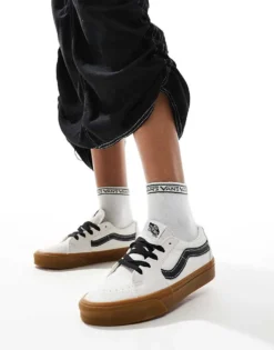 Vans Sk8-low Trainers In Grey And Black With Gum Sole For Unisex -Kidivita Store 206559247 5