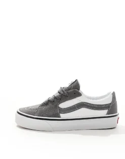 Vans Sk8-low Two Tone Trainers Pewter And White For Unisex Grey 10 Vans Sk8-low Two Tone Trainers Pewter And White For Unisex Grey -Kidivita Store 206559287 5