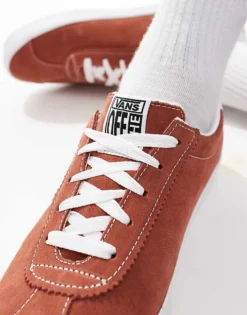 Vans Sport Low Trainers In Burnt Orange And White For Men -Kidivita Store 206559368 4