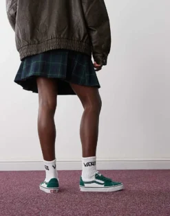 Vans Sk8-low Two Tone Trainers In Dark Green And White For Unisex Mid Green 8 Vans Sk8-low Two Tone Trainers In Dark Green And White For Unisex Mid Green -Kidivita Store 206559672 3