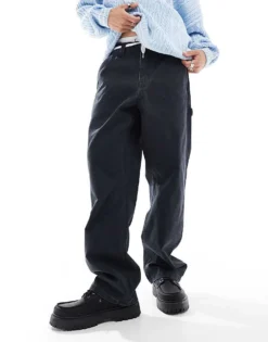 Vans Drill Chore Carpenter Trousers In Black For Men -Kidivita Store 206730727 1 black 1