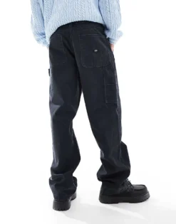 Vans Drill Chore Carpenter Trousers In Black For Men -Kidivita Store 206730727 2