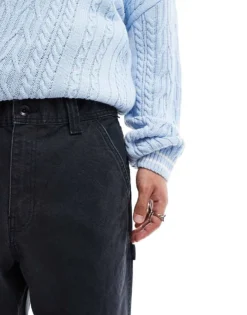 Vans Drill Chore Carpenter Trousers In Black For Men -Kidivita Store 206730727 3