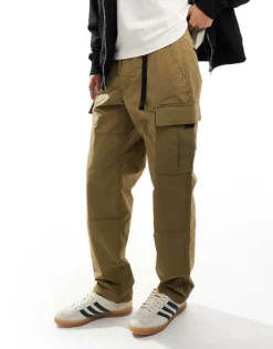 Vans MTE Service Loose Fit Cargo Trousers In Khaki For Men Gothic Olive -Kidivita Store 206730743 3