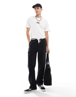 Vans Bubs Short Sleeve Central Logo T-shirt In Off White For Men Marshmallow -Kidivita Store 206730905 3