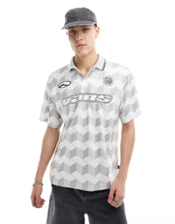 Vans Risgby Football Polo Shirt In Off White For Men Marshmallow -Kidivita Store 206730932 1 marshmallow 1