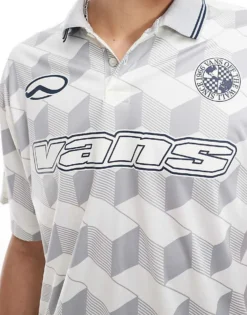 Vans Risgby Football Polo Shirt In Off White For Men Marshmallow -Kidivita Store 206730932 4