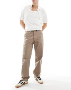 Vans Authentic Relaxed Chino Trousers In Taupe For Men Desert Taupe -Kidivita Store 206730983 1 deserttaupe 1