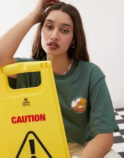 Vans V T-shirt In Dark Green For Men -Kidivita Store 206731072 3