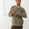 Vans Fremont Crew Sweater In Brown For Men
