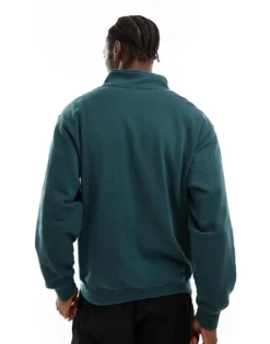 Vans Orignal Standards Oversized 1/4 Zip Fleece In Green - MULTI For Men Green Gables -Kidivita Store 206731263 3