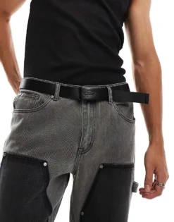 Vans Classic Web Belt In Black For Unisex