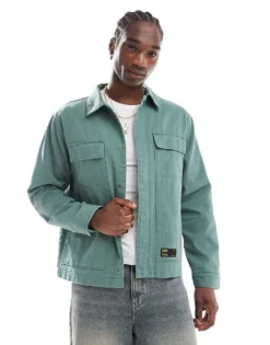 Vans McAvoy Station Jacket In Dark Green For Men -Kidivita Store 206738333 1 green 1