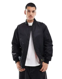 Vans Copley Bomber Jacket In Black For Men