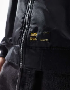 Vans Copley Bomber Jacket In Black For Men -Kidivita Store 206738367 4