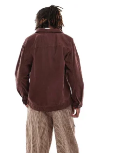 Vans Drill Chore Corduroy Jacket In Dark Brown For Men Bitter Chocolate -Kidivita Store 206738465 4