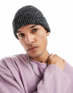 Vans Core Basics Beanie In Black For Unisex Black Heather