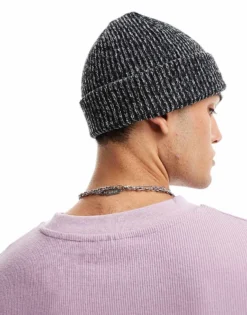 Vans Core Basics Beanie In Black For Unisex Black Heather -Kidivita Store 206738469 3