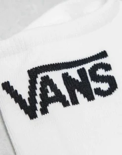 Vans 3 Pack Trainer Socks In White For Men -Kidivita Store 206738486 4