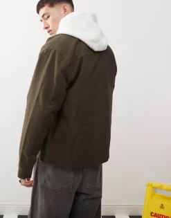 Vans McAvoy Insulated Station Jacket In Dark Brown For Men Turkish Coffee -Kidivita Store 206738547 4