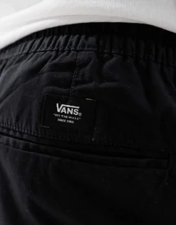 Vans Range Relaxed Elastic Short In Black For Men -Kidivita Store 206961156 5