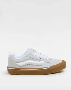 Vans Knu Skool Suede Trainers In Light Grey For Unisex Lunar Rock -Kidivita Store 206984772 4