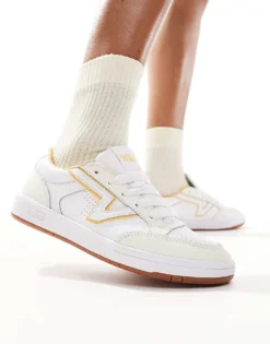 Vans Lowland Comfycush Trainers In White And Yellow For Unisex -Kidivita Store 206985325 5