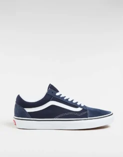 Vans Old Skool Trainers In Blue And White For Unisex Parisian Night/true White