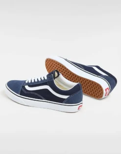Vans Old Skool Trainers In Blue And White For Unisex Parisian Night/true White -Kidivita Store 206985651 4