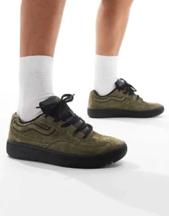 Vans Speed LS Trainers In Dark Olive For Unisex